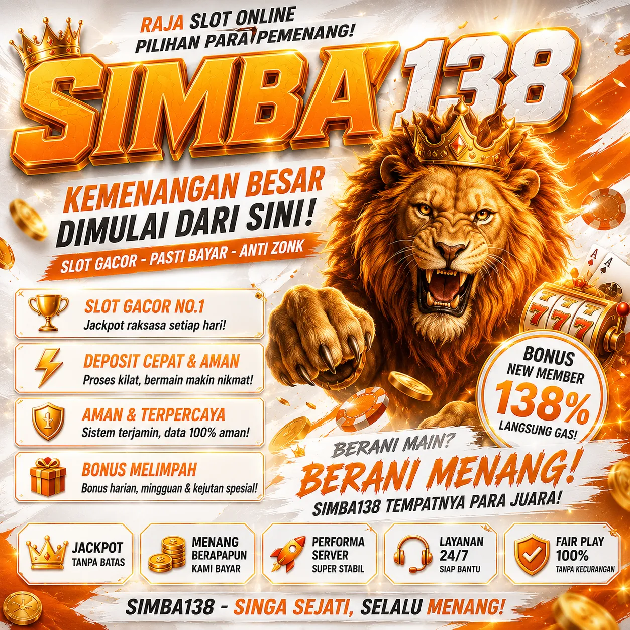 SIMBA138 Banner
